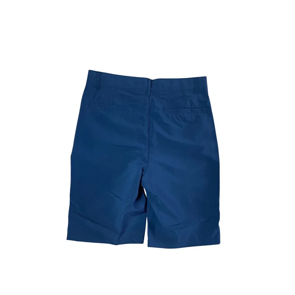 The Children's Place Boys Performance Chino Shorts Navy Blue Size 14 New